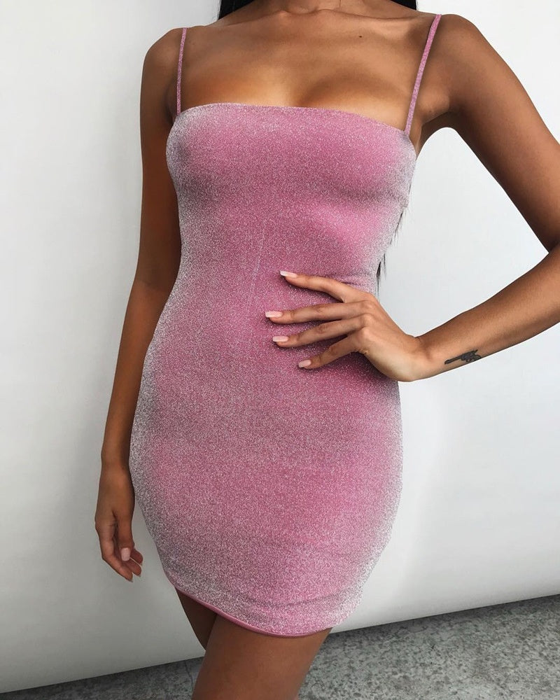 Short Slim Kleid Damen